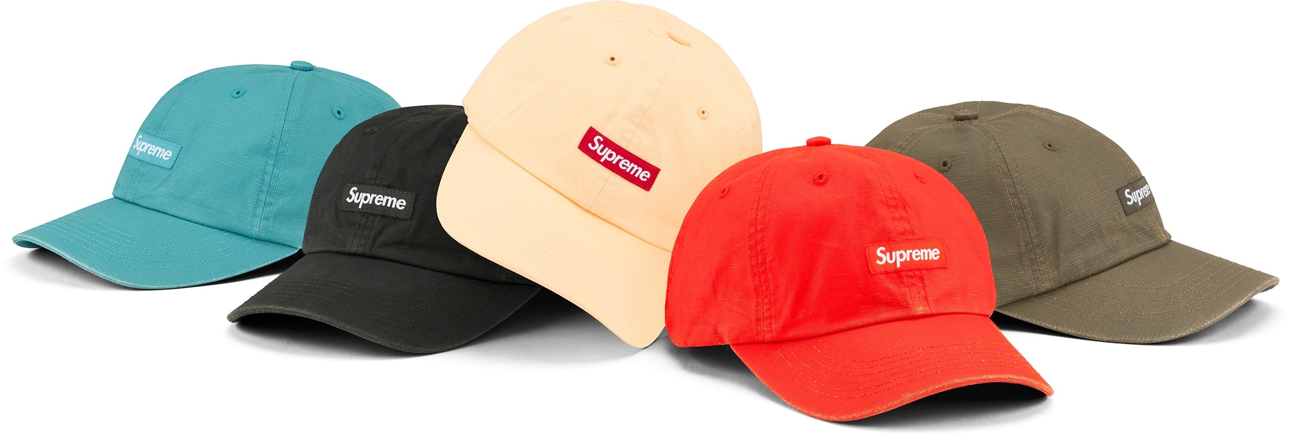 Small Box Coated Linen 6-Panel